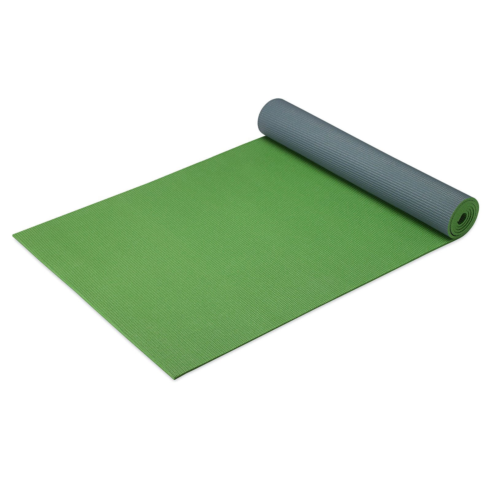 Gaiam Premium 2-Color Yoga Mat, Honeydew, 5mm