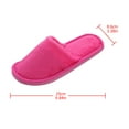 thumbnail image 2 of WHAMVOX Indoor Slippers Fully-enclosed Cotton Wool Women Man, 2 of 8
