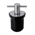 thumbnail image 1 of Twist-Turn 1.25 in. Marine Boats Brass Drain Plug, 1 of 5