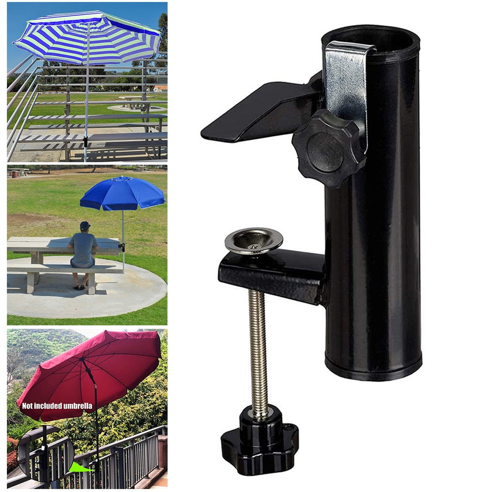 2x Fishing Chair Umbrella Stand Clamp Beach Outdoor Umbrella Holder