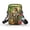 Galloping Horse in Meadow, variant on HELLHERO Vibrant Floral Mix Crossbody Sling Bags 2 Zippers Polyester Adults 4.33x1.97x7.09 for Outdoor Daily Use