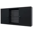 thumbnail image 4 of vidaXL Wall Mounted Tool Cabinet Industrial Style Metal Gray and Black/Black, 4 of 10
