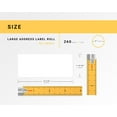 thumbnail image 3 of HOUSELABELS Compatible DYMO 30321 Address Labels (1-4/10" x 3-1/2"), strong permanent adhesive, compatible with DYMO LW 450, 4XL, Rollo & Zebra Desktop Printers, 100 Rolls /26000 Labels, 3 of 8