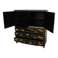 thumbnail image 3 of Oriental Furniture Black Lacquer Dresser, 42.00"W x 18.00"D x 48.00"H, decorative item, oriental design, any occasion, any room, hand crafted, 3 of 3
