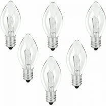AUQ 7W Incandescent Clear Decorative Light Bulbs,Multipurpose (12 Pack)