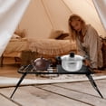 thumbnail image 3 of OUNONA Lightweight Folding Table Outdoor Folding Table Height Adjustable 1Pack, 3 of 8