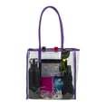 thumbnail image 6 of Eastsport Clear All-Purpose Security Tote, Purple, 6 of 7