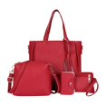 thumbnail image 1 of Conjunto De 4 Piezas Para Mujer, Bolso De Mano, Bolso De Hombro, Billetera Y Tarjetero, Elegante Mochila Multifuncional, Bolsos De Viaje De Gran Capacidad, Bolsos De Hombro sonducket  AP006301-01, 1 of 6