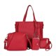 thumbnail image 1 of Conjunto De 4 Piezas Para Mujer, Bolso De Mano, Bolso De Hombro, Billetera Y Tarjetero, Elegante Mochila Multifuncional, Bolsos De Viaje De Gran Capacidad, Bolsos De Hombro Scienceny  AP006301-01, 1 of 6