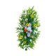 thumbnail image 1 of Vid artificial de Pascua duradera para la decoración de la mesa del hogar, corona de flores artificiales Zanahoria Conejo, 1 of 9