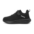 thumbnail image 4 of enyan Big Girls Sneakers Summer Breathable Lightweight Socks Shoes Soft Casual Sneakers Boy Running Shoes (Toddler/Little Kid/Big Kid) Black,13.5, 4 of 7