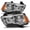 Chrome Housing, variant on AKKON - For 11-14 Dodge Charger Chrome Clear Headlights Front Lamps Direct Replacement Pair Left + Right