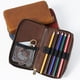 thumbnail image 3 of Estuche para Bolígrafos Salvador Caja de Lápices de Cuero Sintético Porta Brochas de Maquillaje, 3 of 3