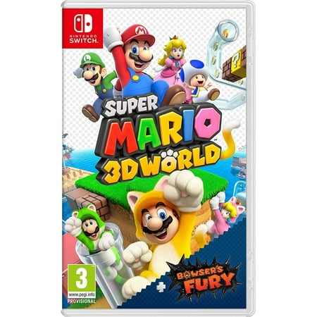 Super Mario 3D World + Bowser's Fury - Nintendo Switch, Join Mario, Luigi, Princess Peach and Toad on a quest to save the Sprixie Kingdom in Super Mario 3D.., By Brand 3D World