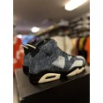 thumbnail image 2 of Ni - ke Ni - ke Air Jordan 6 Retro Washed Denim 2019 Black Sail CT5350 401 Men's Size 12, 2 of 5