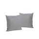 thumbnail image 1 of Christopher Knight Home Coronado - Juego de 2 almohadas cuadradas resistentes al agua para exteriores, color gris, 1 of 1