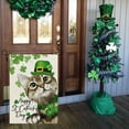 thumbnail image 4 of Newhomestyle Happy St Patricks Day Cat Garden Flag 12x18 Inch Double Sided for Outside Small Burlap Green Shamrocks Clovers Hat Yard Holiday Flag, 4 of 5