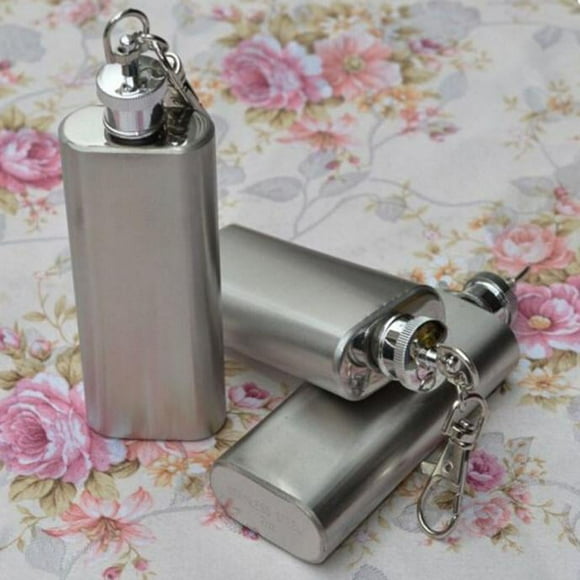 Lloopyting Clearance Funnel Oil Filter Keychain Stainless Flagon Steel with Flask Hip 2Oz Kitchen锛孌ining Bar Kitchen Gadgets Silver