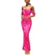 thumbnail image 1 of Vestido largo PRETTYGARDEN ajustado fruncido para mujer, verano 2025, 1 of 9