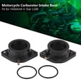 thumbnail image 1 of Greensen 2Pcs Motorcycle Carb Carburetor Intake Manifold Boot Joint for YAMAHA V-Star 1100, Carburetor Intake Boot,Carburetor Boot, 1 of 8