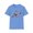 Carolina Blue, variant on Chopper Helicopter Graphic Unisex Cotton Softstyle Short Sleeve Tee 7