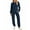 C Navy Blue, variant on Two Piece Sets for Women Casual Outfits Sets Textured Long Sleeve Shirts and Long Pants Lounge Set Fall Pajama Sets with Pockets