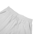 thumbnail image 6 of cfhntfmh Men's Capri Pants Casual Lightweight 3/4 Baggy Pants Drawstring Elastic Waist Beach Yoga Pants with Pockets（White,X-Large), 6 of 6