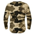 thumbnail image 4 of Birdeem Chemises pour Hommes à Manches Longues Boutonnées Chemises pour Hommes à Imprimé Camouflage à Boutons Décontractées à Manches Longues Blouses à Col Rond Chemises pour Hommes à Manches Longues Décontractées, 4 of 4