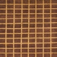 thumbnail image 1 of Ahgly Tapis d'Intérieur Lavable en Machine Carré Abstrait Safran Rouge, 8 Pieds Carré, 1 of 7