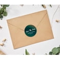 thumbnail image 3 of Darling Souvenir Round Customized Beach Sand Save The Date Stickers Personalized Bride Groom Names And Date Envelope Seals 45 Pcs, 3 of 4