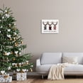 thumbnail image 2 of Happy Holidays Christmas Reindeer Antlers Plaid Scarf Animals & Insects Graphic Art Gallery-Wrapped Canvas Print Wall Art, 2 of 5