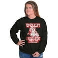thumbnail image 3 of Xmas Santa Claus Never Went to Sleep Unisex Plus Size Sweatshirt Brisco Brands 5X, 3 of 6