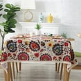 thumbnail image 4 of Mantel vintage, mantel de lino lavable para mesa de picnic, Flora, 4 of 5