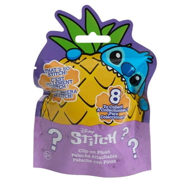 Disney Stitch Mystery Blind Bag Collectible Clip-On Mini Plush, 3.5 Inch Surprise Plush, Alien, Kids Toys for Ages 2 up