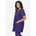 thumbnail image 3 of Roaman's Women's Plus Size Two Pocket Soft Knit Swing Tunic, 3 of 4