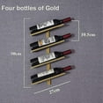 thumbnail image 2 of Modern Iron Wine Rack Wall Mounted Wine Rack, 2 of 3