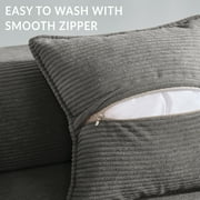 YINIX 78,6 Convertible Sofa Couch with 2 Pillows, Sleeper Sofa Bed for Living Room, Small Spaces, Gray