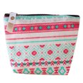 thumbnail image 2 of Bolsa Bolso Monedero de lona con llave portátil con cremallera coreana a la moda para mujer (Bohemia), 2 of 3
