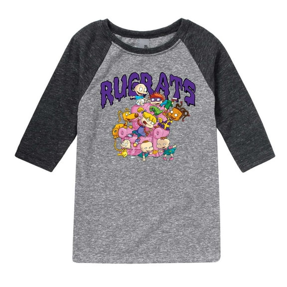 Rugrats - Pink Couch - Toddler And Youth Raglan Graphic T-Shirt