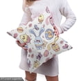 thumbnail image 4 of Ambesonne Easter Fabric by the Yard Upholstery, Bunny and Chicken, 2 Yards, Multicolor, 4 of 4