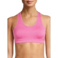 thumbnail image 2 of Jockey Essentials Women's Low Impact Seamless Racerback Sports Bras, 2-Pack, 2 of 3