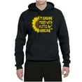 thumbnail image 2 of Wild Bobby, I'm Sunshine Mixed With A Little Hurricane , Inspirational/Christian, Unisex Graphic Hoodie Sweatshirt, Black, Small, 2 of 5