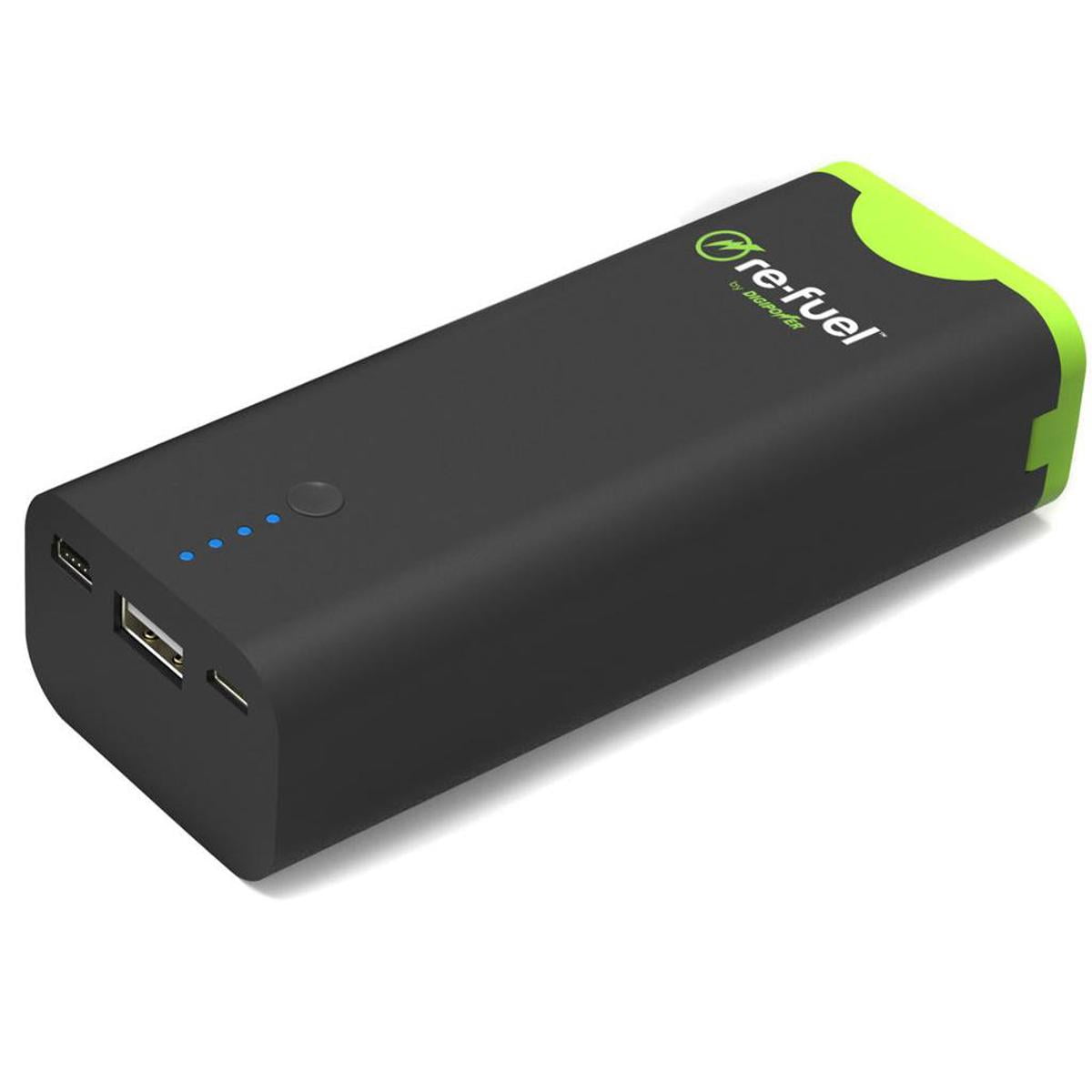Re-Fuel GO Charger 5200mAh Portable Power Bank with Dual Battery Charger for GoPro HERO4 Camera