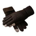 thumbnail image 2 of Sentmoon Running Gloves Women Warming Gloves Women Layer Snowflake Plus Thick Warm Gloves Knitting Wrist Gloves Mittens for Cold Weather and Insulation, 2 of 4