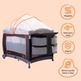 thumbnail image 3 of Cuna Corral Para Bebé Viajero Aeiou Bc003 Con Organizador Naranja, 3 of 7