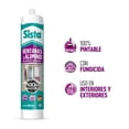 thumbnail image 3 of silicón de sanisil para baños y cocinas altas temperaturas 300 ml en pasta transparente, 3 of 8