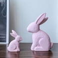 thumbnail image 4 of HCTSHG Rabbit Garden Statue,Outdoor Standing Bunny Sculpture,Lawn and Garden Decor,Easter Standing Bunny Ornament for Home,Living Room,Bedroom,Light Decoration, 4 of 5