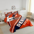 thumbnail image 3 of Erosebridal Football Comforter Sets,Ball Game Comforters & Duvets,Sport Decor (Denver),Reversible,Breathable,2pcs, 3 of 7