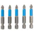 thumbnail image 1 of 5Pcs 50mm Ph2 Cross Screwdriver Bits Anti Slip Hex Shank Electric Screwdriver, 1 of 9