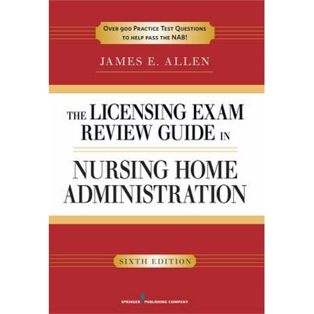 The Licensing Exam Review Guide in Nursing Home Administration, Used [Paperback]